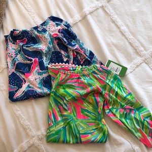 Lilly Pulitzer Girls Off-the-shoulder DressBUNDLE